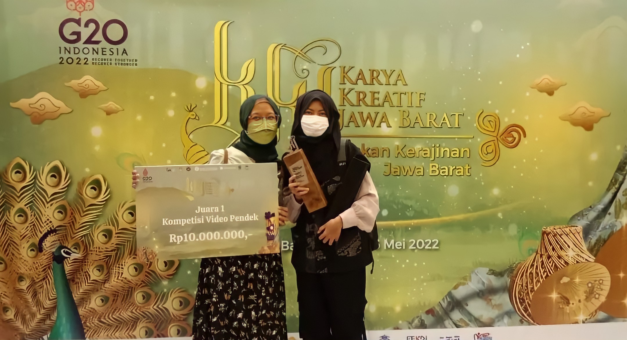 2 Mahasiswa Seni Rupa ITB Juara 1 Kompetisi Video Pendek KKJ-PKJB Dekranasda Jawa Barat