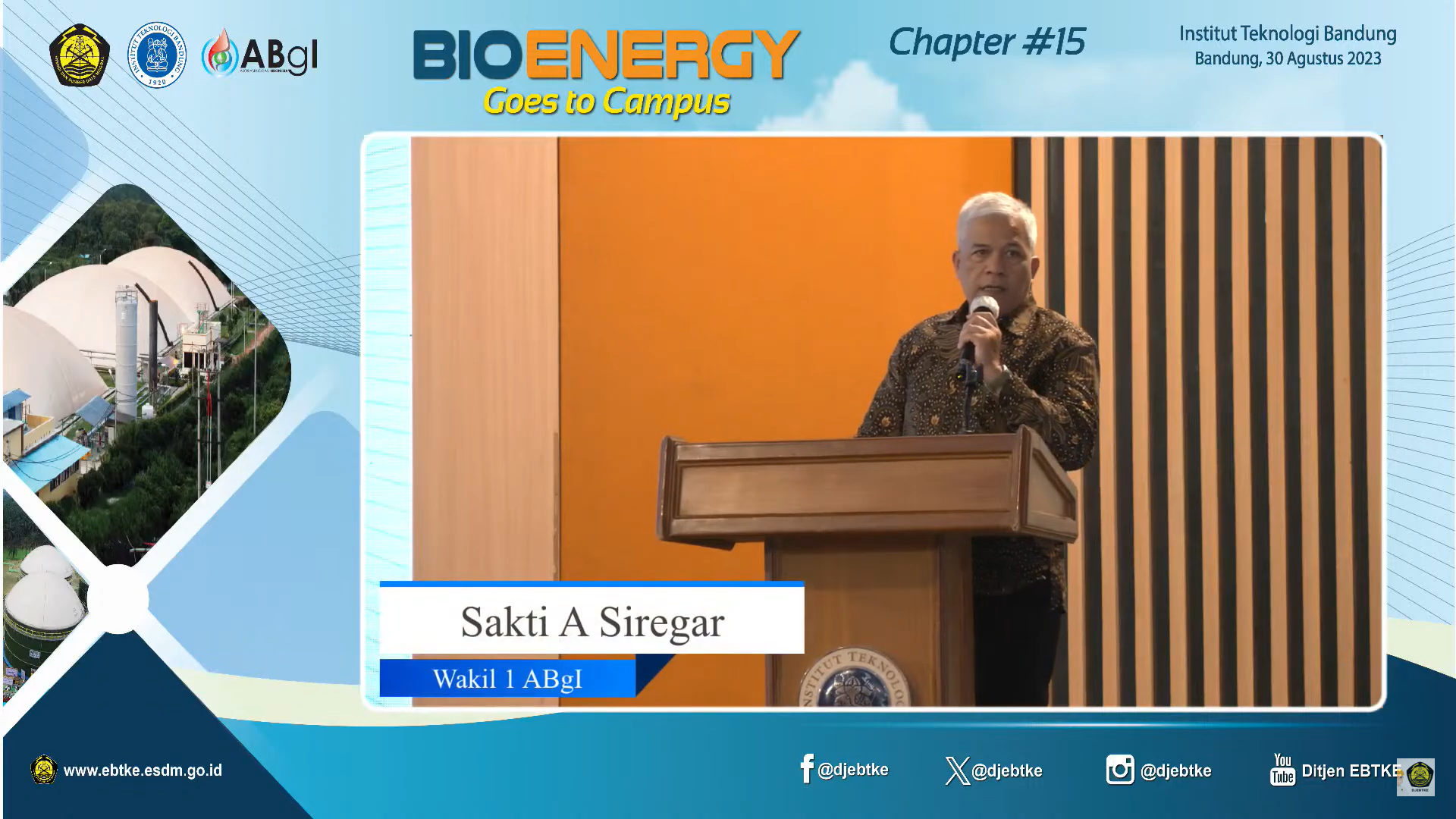 Bioenergy Goes to Campus Chapter #15 di ITB: Kenali Implementasi Pengembangan Biogas di Indonesia