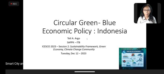 Dosen SAPKK ITB Kaji Kebijakan Circular Green-Blue Economic di Indonesia