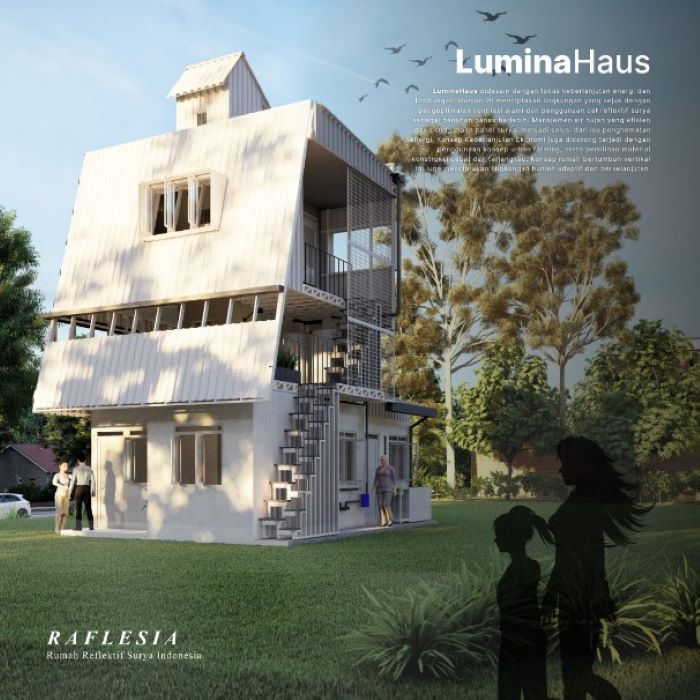 Inovatif! Tim Mahasiswa Arsitektur ITB Juara III Sayembara Arsitektur Nasional Rumah Selektif Surya Indonesia