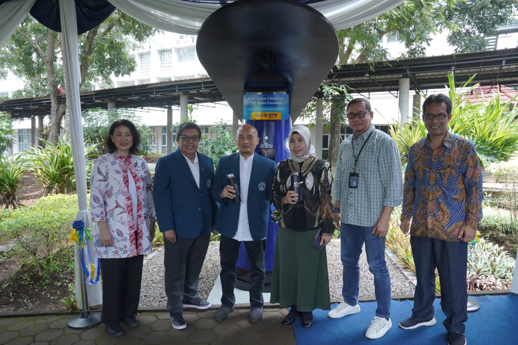 Bekerja Sama dengan Bank BTN, ITB Resmikan Water Refill Station di ITB Kampus Jatinangor untuk Dukung Program Green Campus