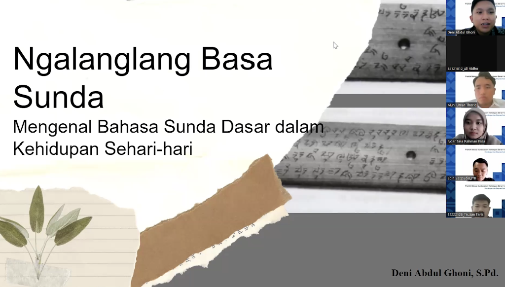 Bersiap Mengabdi di Desa Ciporeat, Kuliah Tamu Pendikar ITB Bekali Peserta Pengetahuan Bahasa Sunda